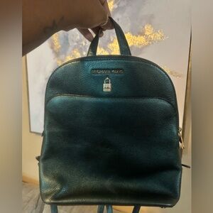 Michael Kors Adele Backpack in deep teal